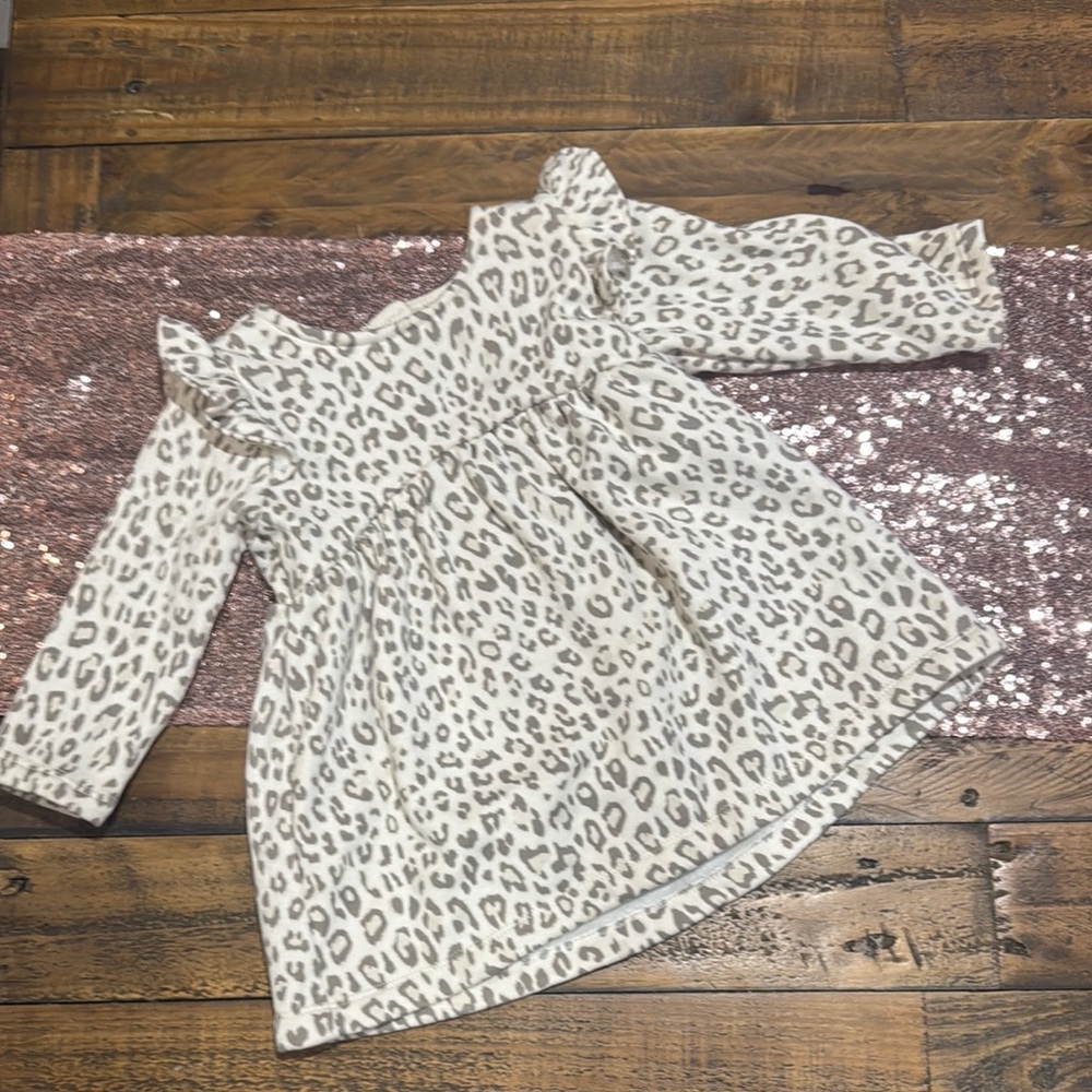 Leopard Print Kids Dress